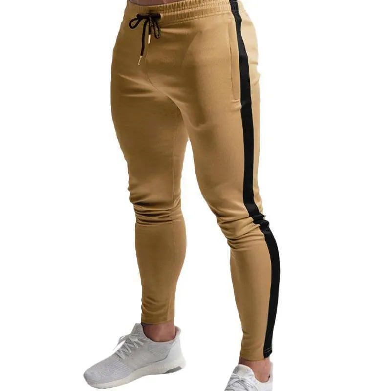 Blueyue02 Men Slim Fit Tracksuit Bottoms Skinny Jogging Joggers