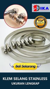 KLEM SELANG HOSE CLAMP BAGUS MURAH-Klem Selang Hose Clamp - High Quality Stainless