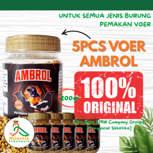 Paket Grosir 5 Pcs Ambrol Voer Coklat Perontok Bulu Burung Terjamin Ambrol Total Burung Murai Kacer