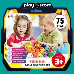 Montessori Toys for 3 Year Old Girls Educational Toys Gifts for 3 Year Old Girls Boy Toys Gift Wooden Threading Toy
