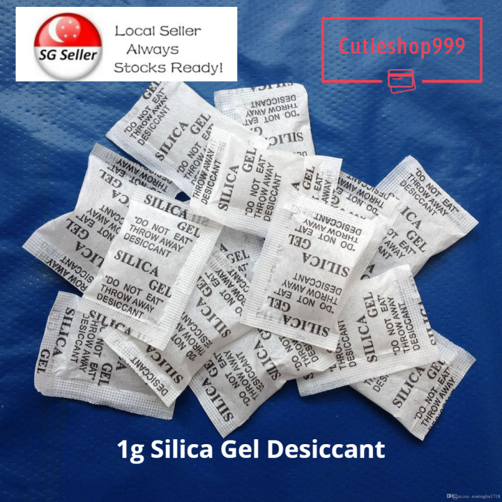 SG SELLER💕[100 / 300 /packets ]Silica Gel Packets Moistureproof