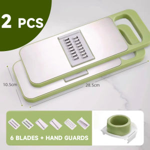buy 1 get 6!Vegetable cutter 6 in 1 Multifunction Vegetable Cutter Set Detachable Vegetables Chopper Garlic Slicer Grater Kitchen Tools Cucumber Grater CutterFood Chopper Detachable