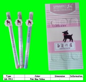 SOS Bolpen Gel Fancy SANMAO (12 pcs) / Pulpen / Balpen/PEn/Ballpoint