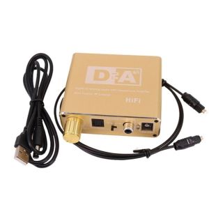 (LOẠI 1) BỘ CHUYỂN ĐỔI ÂM THANH QUANG OPTICAL D&A CAO CẤP CÓ NÚT CHỈNH VOLUM