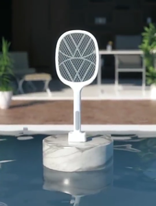 Upgraded 3000V Mosquitoes Racket with TYPE C Charging 2 in 1 Electric Mosquitoes Racket Mosquitoes Killers Lamp Zapper