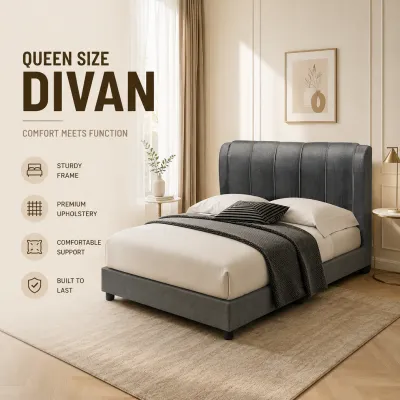 【READY STOCK】𝐌𝐘𝐅𝐔𝐑𝐍𝐈𝐓𝐔𝐑𝐄𝐋𝐀𝐁®:SWEET DREAM Queen Size Divan Queen Bed Frame Katil Queen Murah Home Living Furniture
