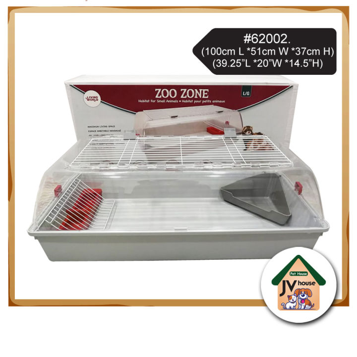 Living World Zoo Zone Large (L) Small Animal Dwarf Rabbits