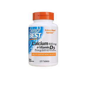 Doctors Best High Absorption Calcium Carbonate Vd3 120 Tablets Imported from the United States Calcium Supplement Calcium Magnesium Zinc Vitamin D3 Bone Health