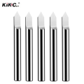 V Shape Flat Bottom 3.175 4 6 20° PCB Engraving Bit Tip End Mill Cutter Tungsten Carbide Wood Acrylic Plastic 3D Milling Cutter CNC Tools. 