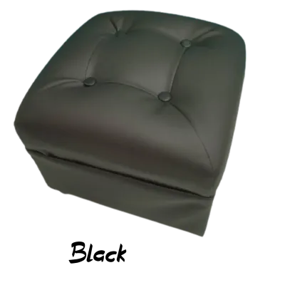 PVC Leather Stool Footstool Pouf Ottoman Square PU Faux Leather Stool Luxury Small Sofa Bench Chair Shoe Changing Chair Bench Chair Merdeka Gift 小凳子