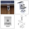 [DHGO] Adjustable Solar End Clamp for Photovoltaic Installation on RVs and Boats. 
