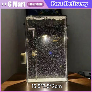 Snowy Night Street Lamps Handmade Snow Night Light Material Kit Street Lamps Light-Up Kit Christmas Night Lights Decorations Handmade Snow Scene Night Light Christmas Light-Up Kit Snowy Night Light Toys Arts And Crafts Decor for Kids Adults