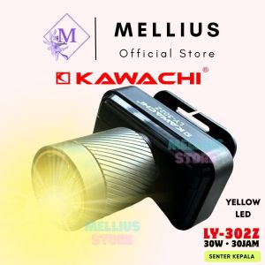 Kawachi 30w Senter Kepala LY-302Z Putih atau Kuning 30 Watt LED Super Terang  Zoom In / Out Waterproof Lithium Cas Recas Rechargeable Isi Ulang Tahan Lama 30 Jam 2500 mAh Outdoor Headlight Camping Berburu COD Mellius Store Bisa Bayar Di Tempat