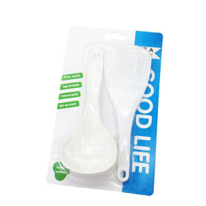 2Pcs Rice Paddle Ladle Soup Ladle Set Non Stick Rice Scooper Rice Spatula Cooking Ladle for Rice Soup Potato Heat Resistant Rice Cooker Ladle Serving Ladle