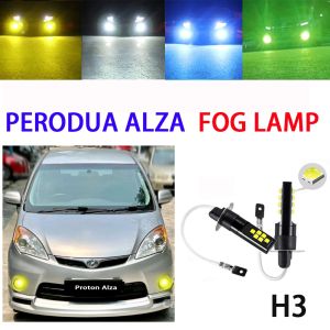 PERODUA ALZA 2008 - 2013 FOG LAMP LED BULB Ice blue White Yellow Lampu Spotlight Sport Light Mentol Kereta Halogen Replacement H3 Alza MMC fog lamp