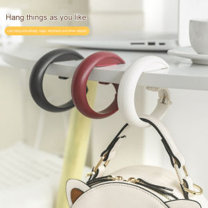 【Upstyle】1 PC Desk-side Bag Hook Punch-free Removable Student Bag Hook Table Side Portable Storage Hooks Ready Stock