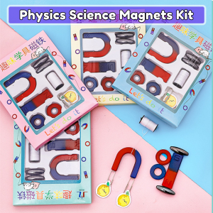 Kids Educational Science Magnets Kit Science Experiment Tools Party Gift Mini Magnet Play Set