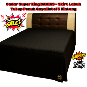 Cadar Gebu Super King 3in1 Teflon Coral Fleece Mattress Cover Milk Bed Flannel Protective Superking Size 200 x 220c