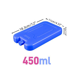 450ML 600ML Blue Ice Packs Reusable Ice Gel Pack For Ice Box Food Fresh Container