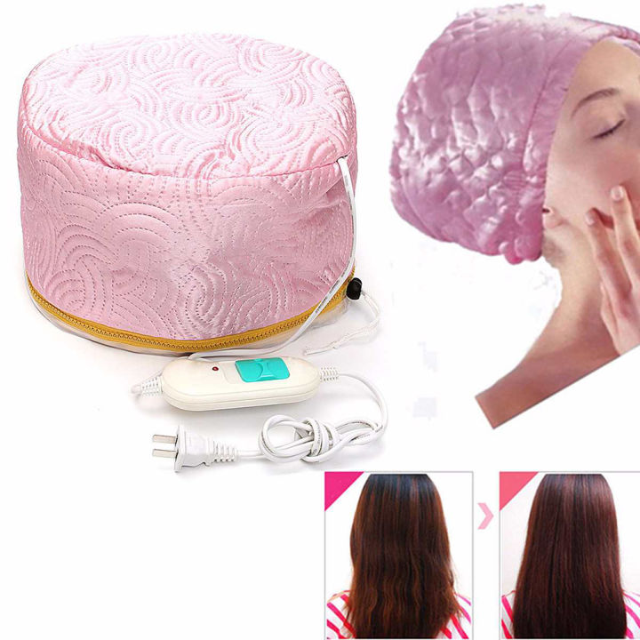 Hot Steamer SPA Rambut Thermal Treatment Heated Cap Hair steamer mini  alat creambath penghangat rambut- VIBIOR Lazada Indonesia