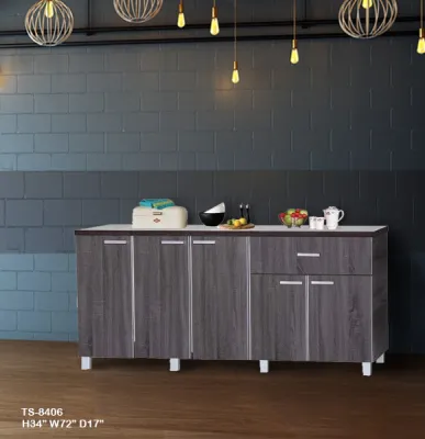 READY STOCK [FREE INSTALLATION] [HOMEE] 5 doors 1 drawer Kitchen Cabinet 6ft / GAS CABINET