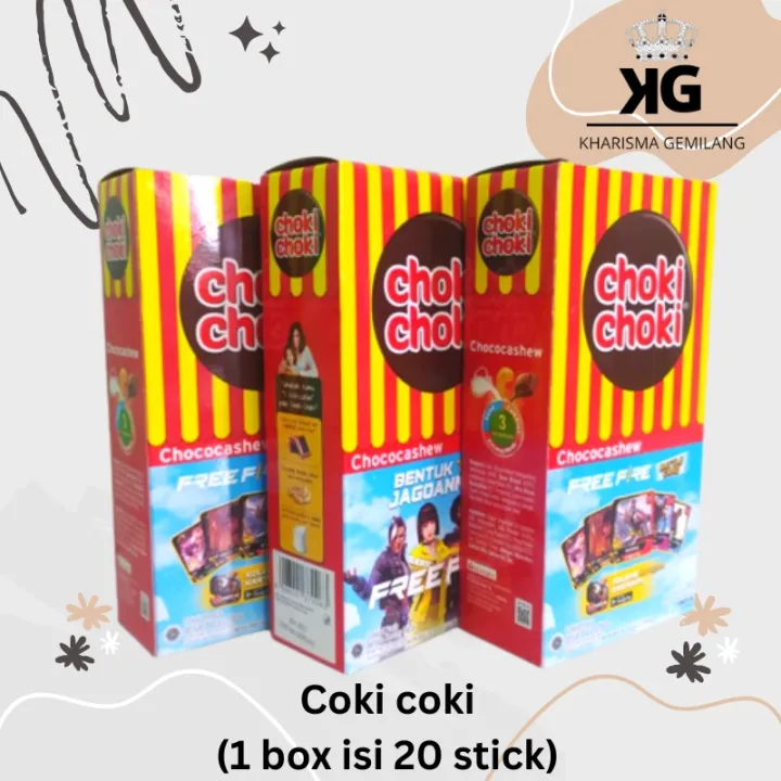 COKI COKI - CHOKI-CHOKI CHASEW 180gr (1 PACK) Snack Cemilan Anak Rasa ...