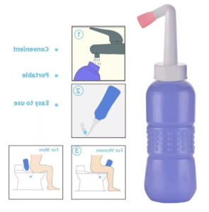 ขวดฉีดชำระ แถมถุงผ้าฟรี ฉีดชำระ ฉีดชำระแบบพกพา ที่ฉีดก้น หัวชำระ หัวฉีดพกพา ขวดฉีด ฉีดขวด ล้างก้นเด็ก ฉีดตูด ขวดล้างมือ
