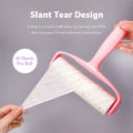 60Pcs Reusable Dust Hair Removal Strong Sticky Lint Roller Dust Tearable Paper for Dust Hair Pet Fur Remover Cloth Cleaner 除尘滚筒式粘毛器 60层可撕粘尘纸 粘毛神器. 
