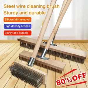 HeeHaa Industrialgrade Floor Scrub Brush with Steel Bristles