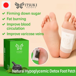 Natural Sugar Reducing and Detoxifying Foot Patch Organic Herbal Cleansing Detox Foot Pads