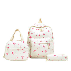 AE New three-piece set bag for female college students large-capacity backpack casual travel fashion versatile backpack
