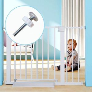 2pcs Safety Stairs Gate Screws Bolts Adjustable Pet Safety Fence Fixing Bolts with Locking Nut COD