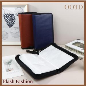 [Falsh F] 80 PU giả da xe CD gói mang theo trường hợp bìa đĩa lưu trữ chủ CD tay áo Wallet Album hộp cứng DVD đĩa gói