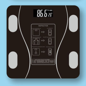 🔥SG LOCAL Seller🔥Bluetooth Digital Weighing Scale Tempered Glass Smart App Record Body Composition Scale Rechargeable Body Fat Scale