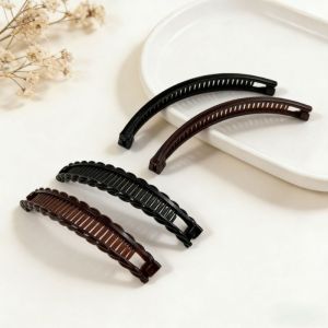 1/2pcs INS Style Banana Clips Korean Version Lazy Wave Hairpin Bangs Comb Clip Simple Hair Curler