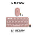 Logitech Pebble 2 Slim Multi-Device Bluetooth Wireless Keyboard and Mouse Combo | PC | Mac | Laptop. 