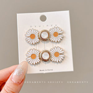 【ZEVER】ตะขอปรับขนาดเอวของกางเกง เข็มกลัดปรับขนาดได้ 4 คู่ สำหรับกางเกงยีนส์ กระโปรง และเสื้อผ้า