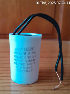 Tụ điện 8 UF-450VAC tụ động cơ điện tụ máy bơm nước