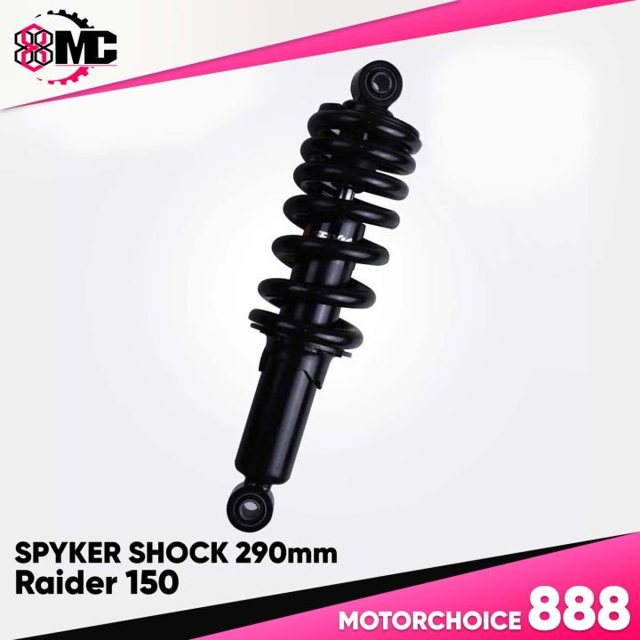 SPYKER Rear Shock for Raider 150 290MM Made in Thailand 290Mm