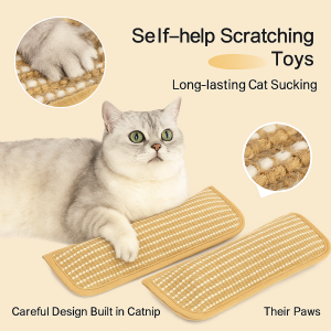 Catnip pillow catnip supplies teething and bite-resistant self-entertaining and boring magic claw cat scratching mat