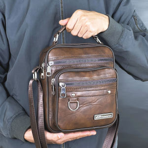 AR Apparel Slingbag PU Leather 9 Inch Office 5.0 Exclusive Tas Selempang Pria