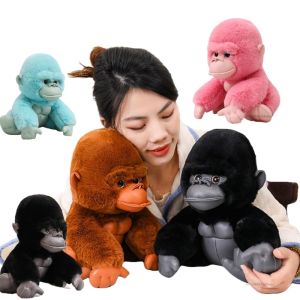 Simulation Orangutan Animals Monkey Creative Plush Soft Sitting Posture Doll Funny Home Decor Girls Boys Birthday New Year Gift
