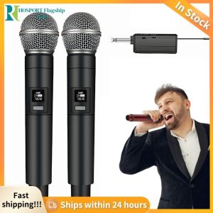 Wireless Microphones for Karaoke and Singing Portable Audio Microphones with Dynamic Sound Quality Ideal for Church Events