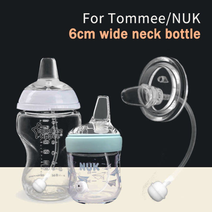 For tommee tippee NUK 6cm wide neck Duck-billed nipple with straw spout  sippy cup teats baby feeding bottles replacement Lazada PH