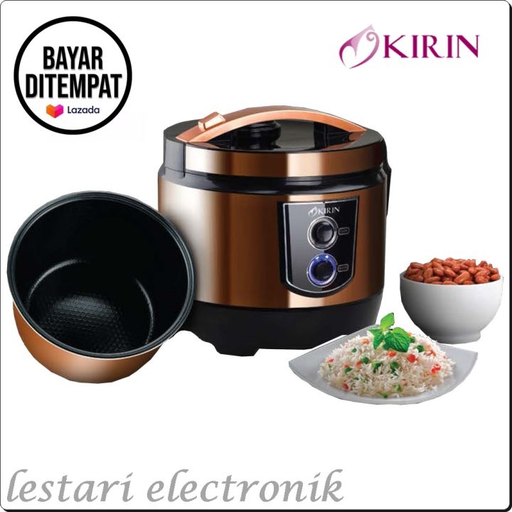KIRIN KRC 390 Rice Cooker 3in1 Kapasitas 2 Liter GOLD Lazada Indonesia