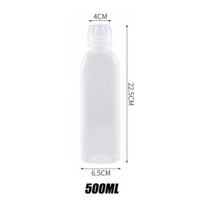500ml Squeeze Oil Bottle/Vinegar Salad Leak Proof Food Storage Condiment Squeeze Bottles for Kitchen