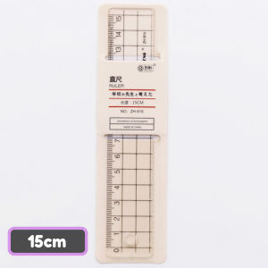 Transparent Ruler 15cm/18cm/20cm & Geometry Ruler Straight Ruler Triangle Rulers Protractor Ruler Tool Set