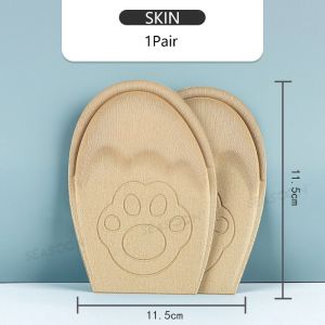 1pair High Heels shoes insoles Anti-skid ladies Foot Half the Front Thickened size adjust shoes pad