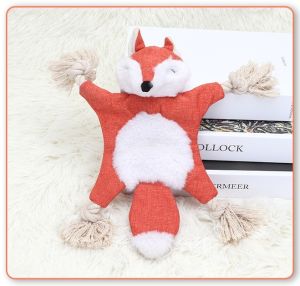 Đồ chơi thú bông kêu chút chít sột soạt phối bện thừng cho chó mèo thú cưng - Đen Ta pet shop