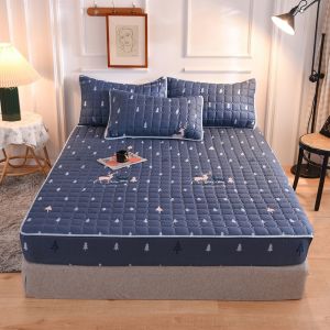 Waterproof Cotton uratex Bedsheet Set Dust cover SIngle/Double/Queen/King Size mattress cover